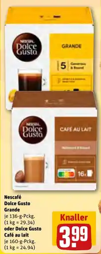 REWE Nescafé Dolce Gusto Grande Angebot