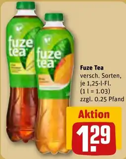 REWE Fuze Tea Angebot