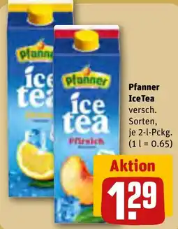 REWE Pfanner IceTea Angebot