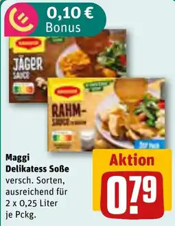 REWE Maggi Delikatess Soße Angebot