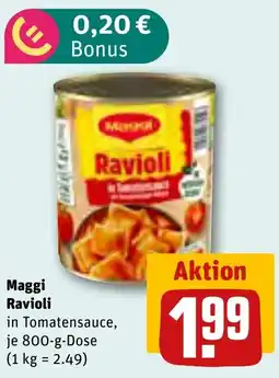 REWE Maggi Ravioli Angebot