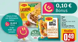 REWE Maggi Fix Lasagne Angebot