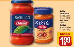 REWE Barilla Pesto Rosso Angebot