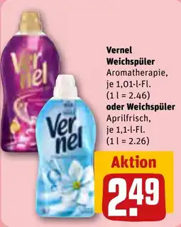 REWE Vernel Weichspüler Angebot