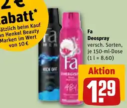 REWE Fa Deospray Angebot