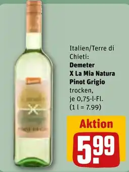 REWE Demeter X La Mia Natura Pinot Grigio trocken Angebot