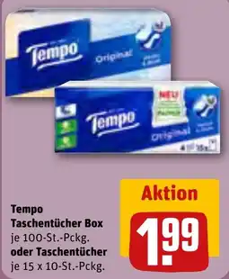 REWE Tempo Taschentücher Angebot