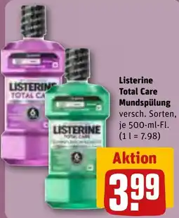 REWE Listerine Total Care Mundspülung Angebot