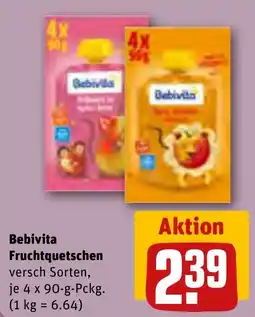 REWE Bebivita Fruchtquetschen Angebot