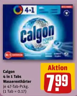 REWE Calgon 4 in 1 Tabs Wasserenthärter Angebot