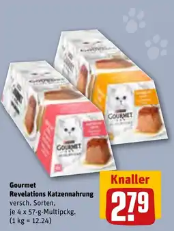 REWE Gourmet Revelations Katzenfutter Angebot
