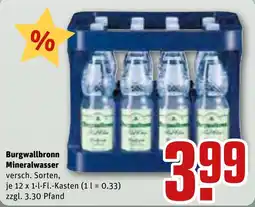 REWE Burgwallbronn Mineralwasser Angebot