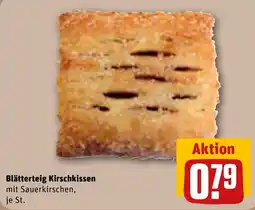 REWE Blätterteig Kirschkissen mit Sauerkirschen Angebot