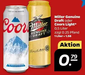 NETTO Miller Genuine Drafr oder Coors Light 0,5L Angebot