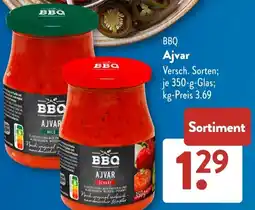 Aldi Süd BBQ Ajvar Angebot