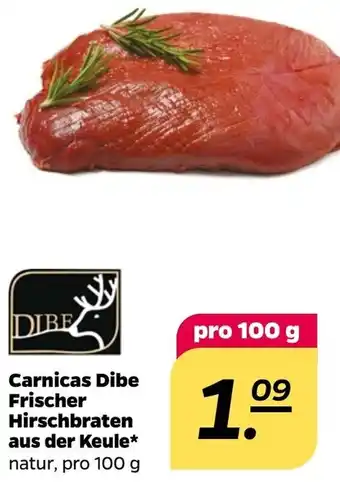 NETTO Carnicas Dibe Frischer Hirschbraten aus der Keule 100g Angebot