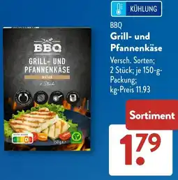 Aldi Süd BBQ Grill- und Pfannenkäse Angebot