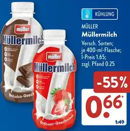 Aldi Süd MÜLLER Müllermilch Angebot