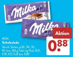 Aldi Süd MILKA Schokolade Angebot
