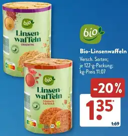 Aldi Süd Bio-Linsenwaffeln Angebot