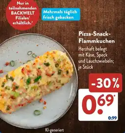 Aldi Süd Pizza-Snack Flammkuchen Angebot