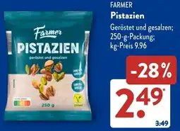 Aldi Süd FARMER Pistazien Angebot