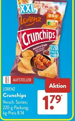 Aldi Süd LORENZ Crunchips Angebot