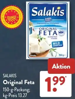 Aldi Süd SALAKIS Original Feta Angebot