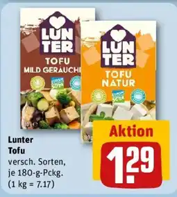 REWE Lunter Tofu Angebot
