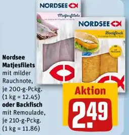 REWE Nordsee Matjesfilets Angebot