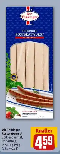 REWE Die Thüringer Rostbratwurst Angebot