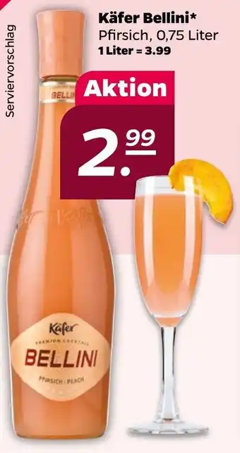 NETTO Käfer Bellini Pfirsich 0,75L Angebot