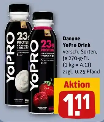 REWE Danone YoPro Drink Angebot