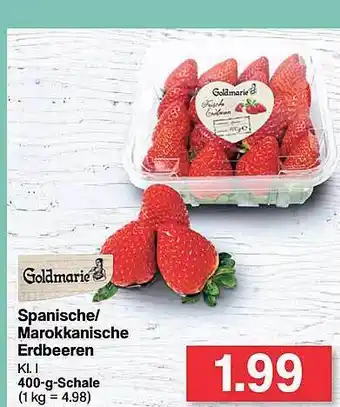 Famila Nord West Goldmarie Spanische Marokkanische- Erdbeeren Angebot