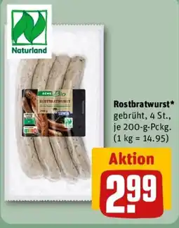 REWE Rostbratwurst Angebot