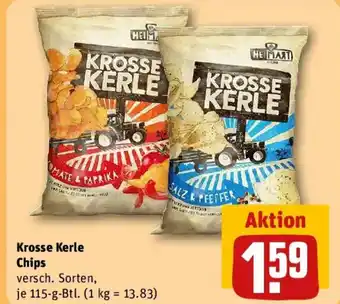 REWE Krosse Kerle Chips Angebot