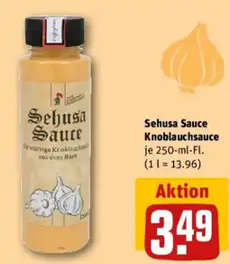 REWE Sehusa Sauce Knoblauchsauce Angebot