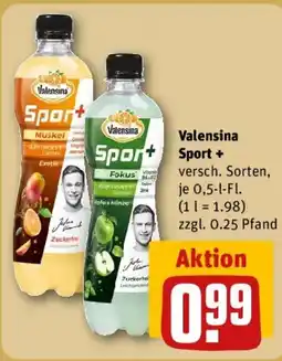 REWE Valensina Sport+ Angebot