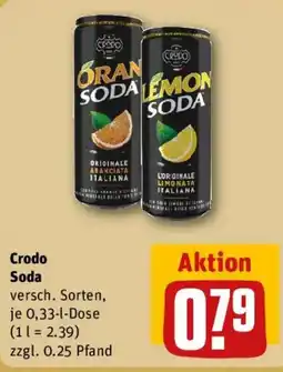 REWE Crodo Soda Angebot