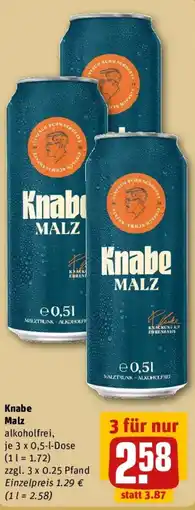 REWE Knabe Malz Angebot