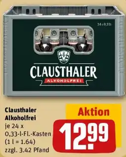 REWE Clausthaler Alkoholfrei Angebot