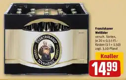 REWE Franziskaner Weißbier Angebot