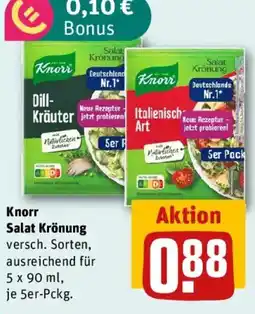 REWE Knorr Salat Krönung Angebot