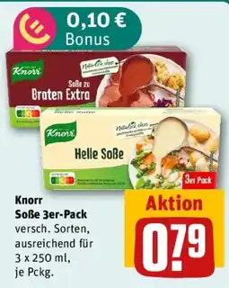 REWE Knorr Soße 3er-Pack Angebot