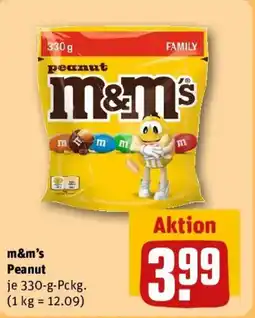REWE m&m's Peanut Angebot