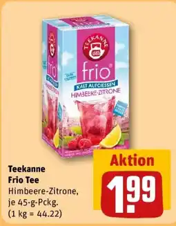 REWE Teekanne Frio Tee Himbeere-Zitrone Angebot