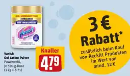 REWE Vanish Oxi Action Pulver Angebot