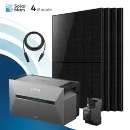 Netto Marken-Discount SolarMars 2000W Balkonkraftwerk mit Speicher, Anker SOLIX Solarbank 3 E2700 Pro - Ohne Halterung Angebot