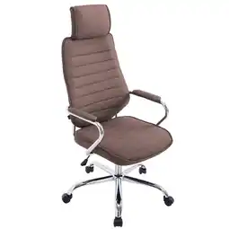 Netto Marken-Discount TPFLiving Bürostuhl RocketStoff Braun Angebot