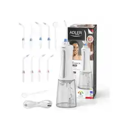 Netto Marken-Discount Adler AD 2185 Munddusche mit 10 Aufsätzen & 5 Geschwindigkeitsstufen, 1800W Angebot
